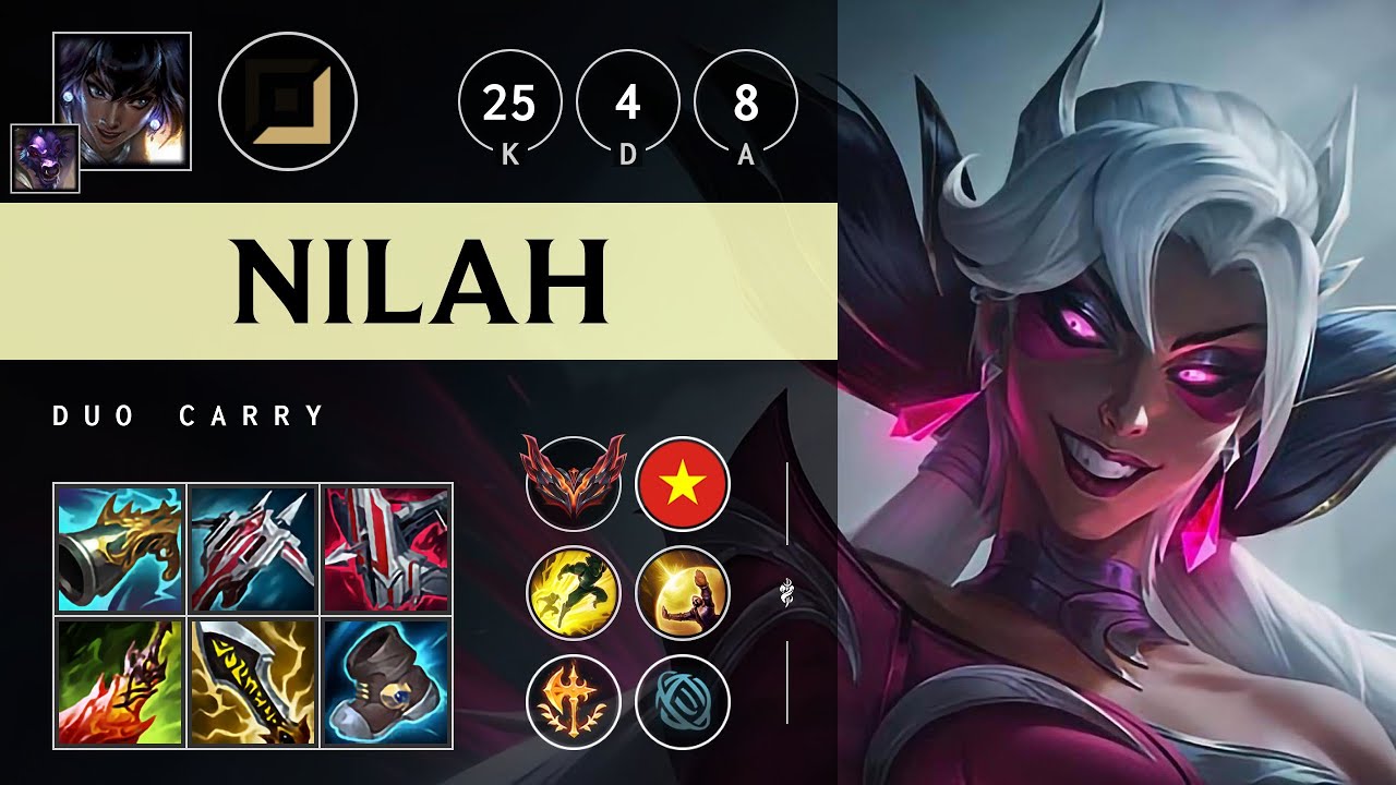 Nilah ADC vs Jinx: Legendary - VN Grandmaster Patch 14.24