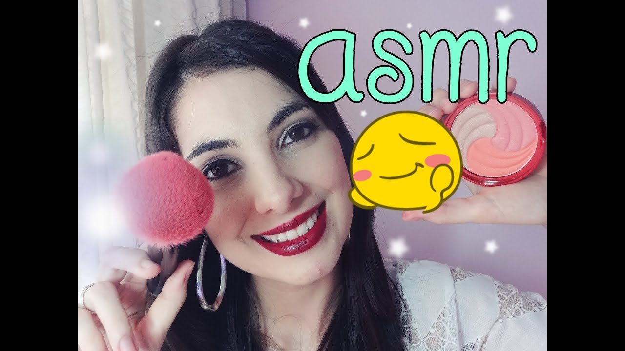 ASMR:  Vídeo para dar soninho e relaxar (ROLEPLAY MAQUIAGEM)