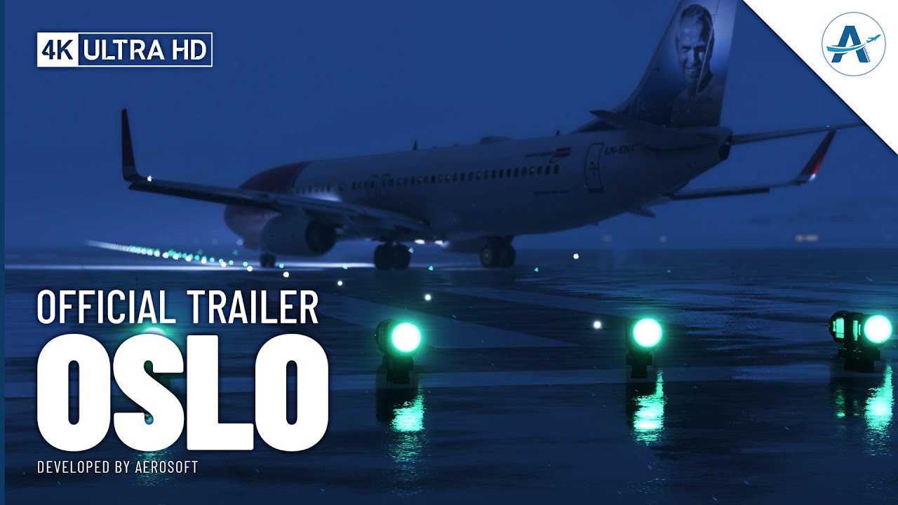 Aerosoft | Oslo-Gardermoen Airport  | Microsoft Flight Simulator [Official Trailer]