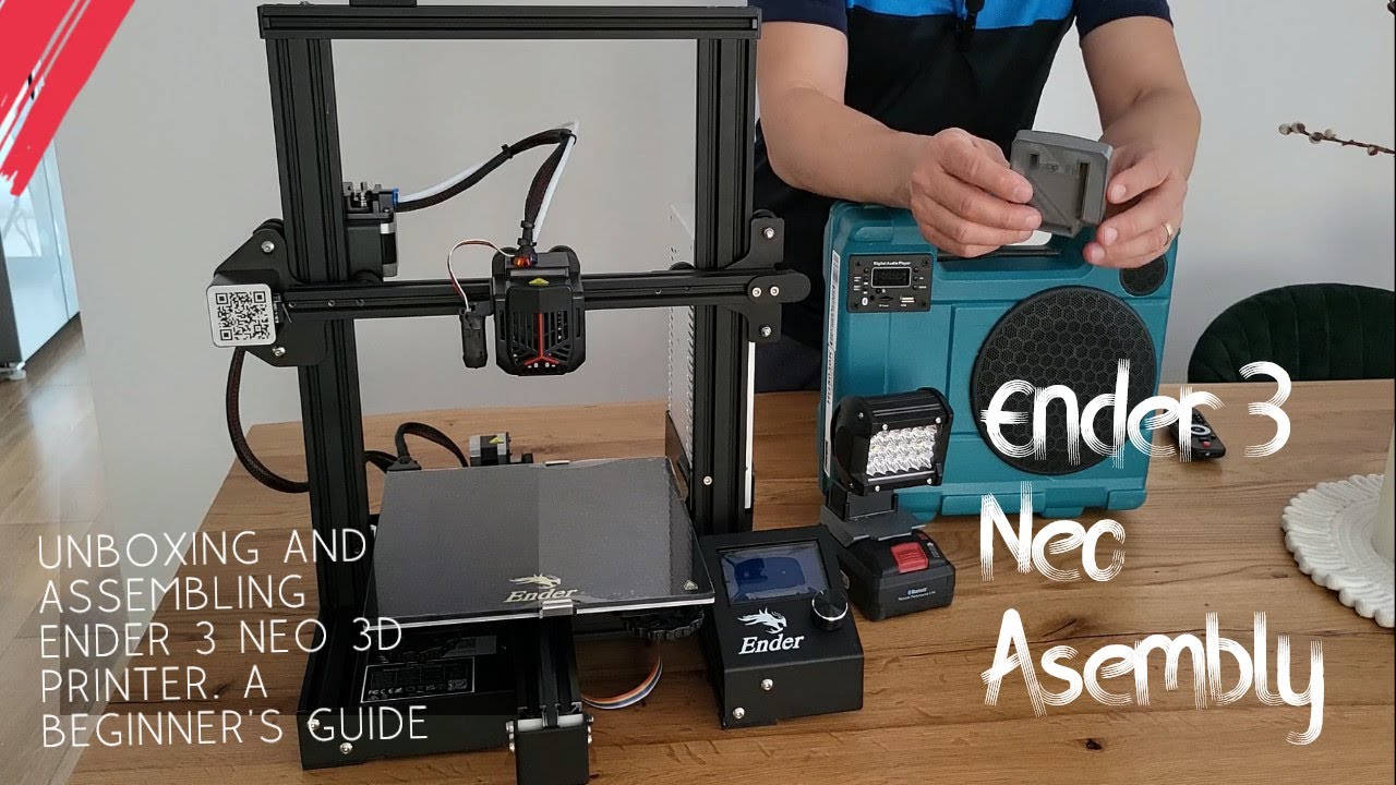 Unboxing and Assembling the Ender Neo 3D Printer: A Beginner's Guide