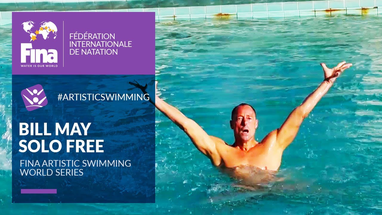 Bill May's Breathtaking Solo Free Routine | FINA Artistic Swimming 2021