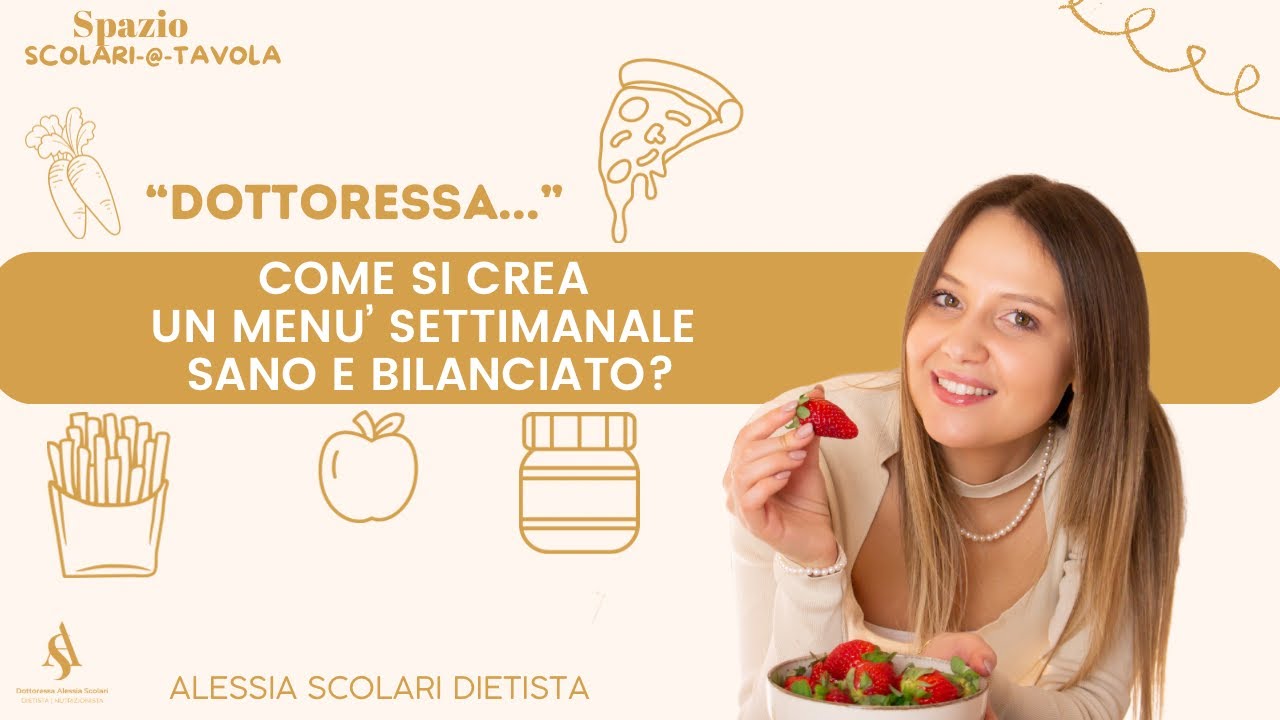 COME CREARE UN MEN&Ugrave; SANO E BILANCIATO 🍽️✨