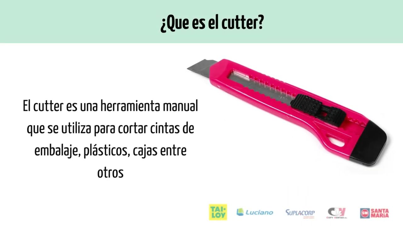 Uso correcto de Cutter