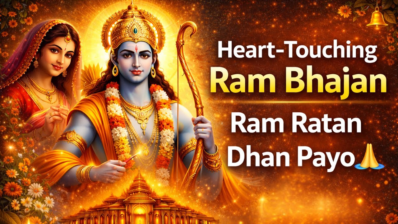 Ram Ratan Dhan Payo 🙏 | Heart-Touching Ram Bhajan | Divine Peace