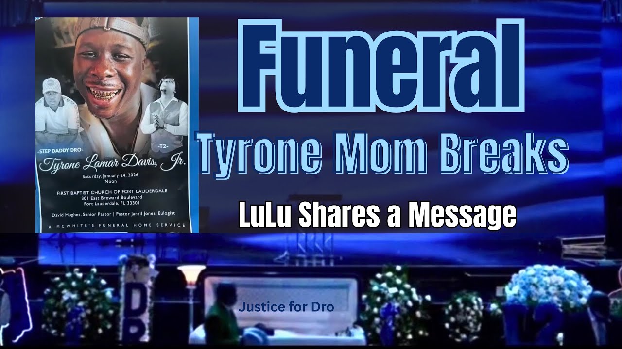 Tyrone Davis Jr. Funeral Service (Highlights) After Service
