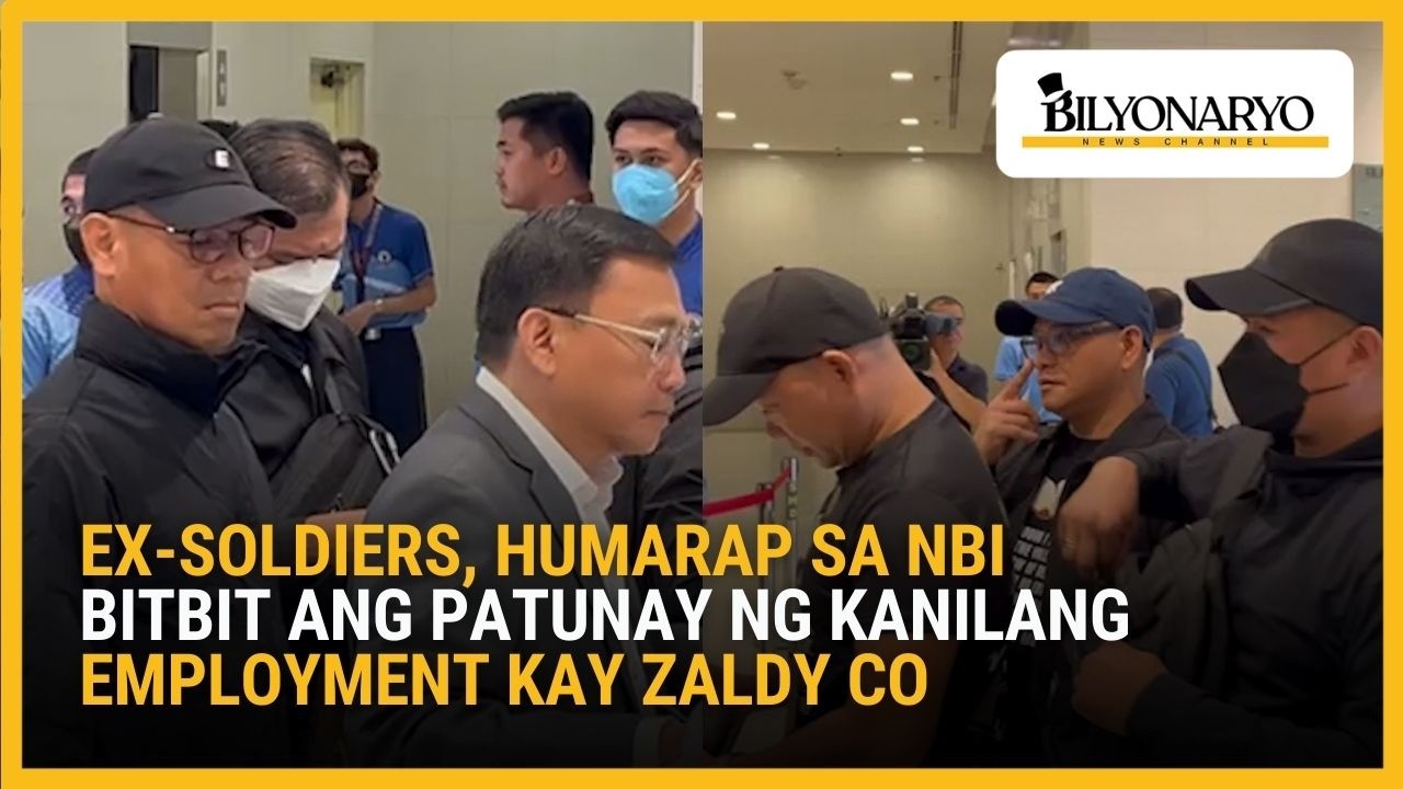 Mga litrato ng ID, ginamit na patunay ng mga ex-Soldiers sa kanilang employment kay Zaldy Co