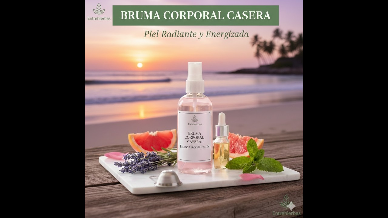 COMO HACER BRUMA CORPORAL/ BODY SPLASH NATURAL Y CASERO🌿 IDEAL PARA EL VERANO🌞🫠