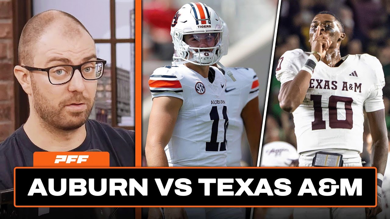 Предварительный обзор и прогноз матча «Оберн» — «Техас A&M» | PFF College Football Show