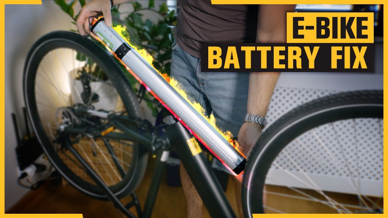 Как убрать шум встроенного аккумулятора Accolmile Road Ebike