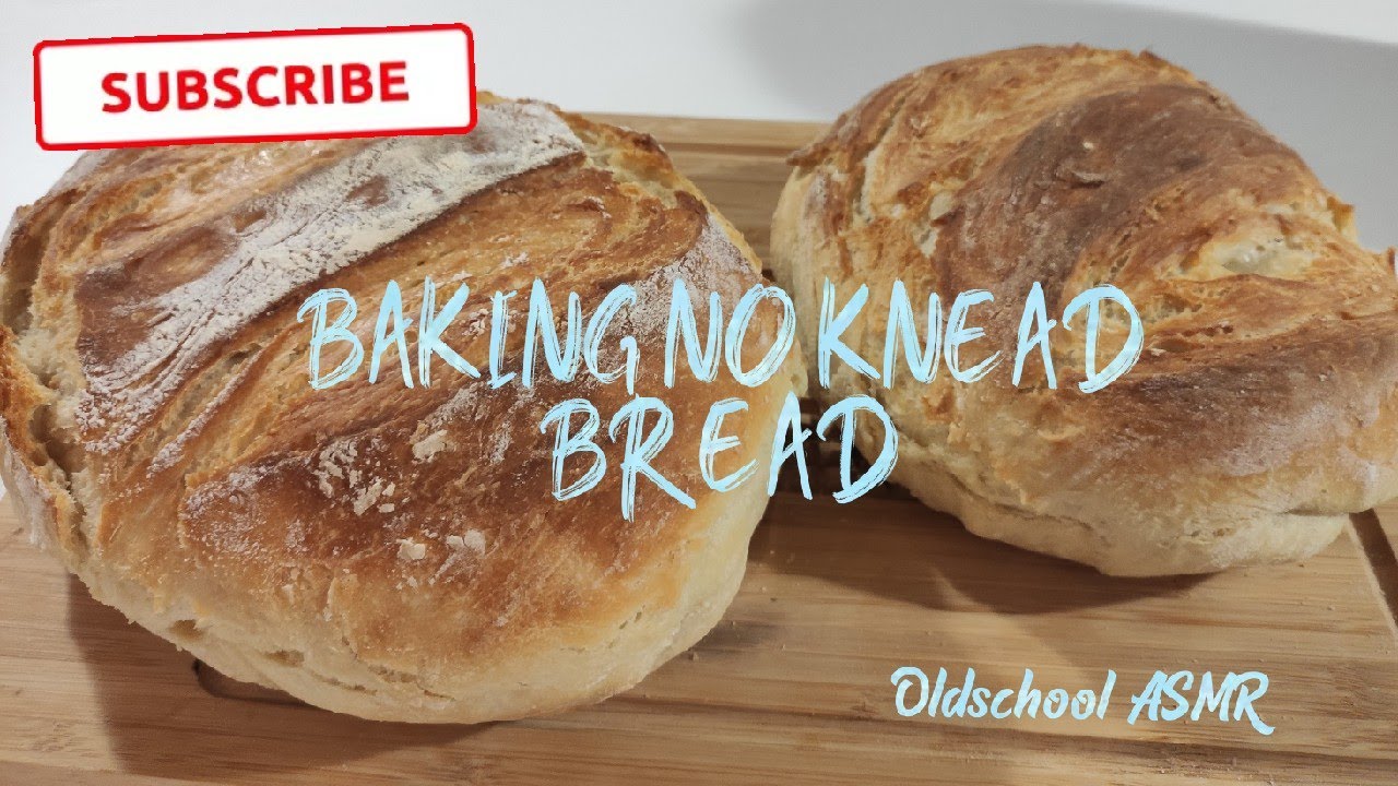 [ASMR] Easy no knead homemade bread