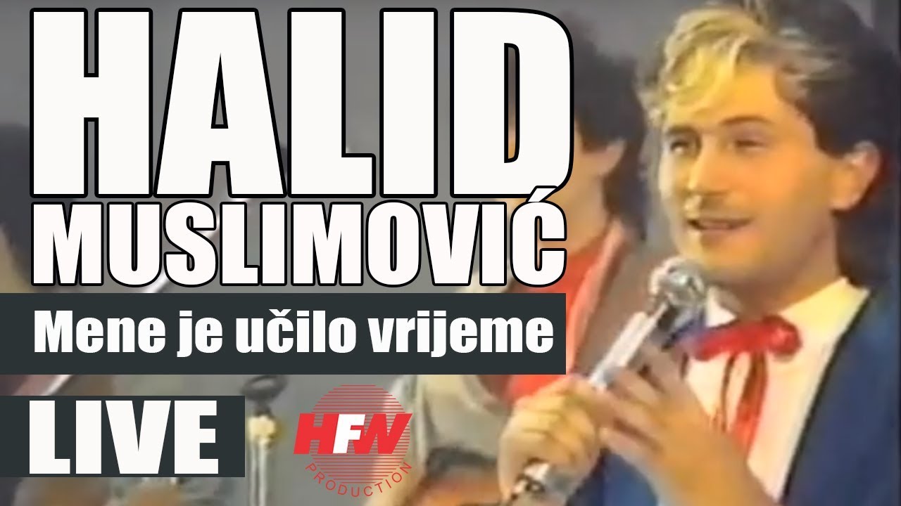 Halid Muslimovic - Mene je ucilo vrijeme - (LIVE) - (Hala Pionir 1986)