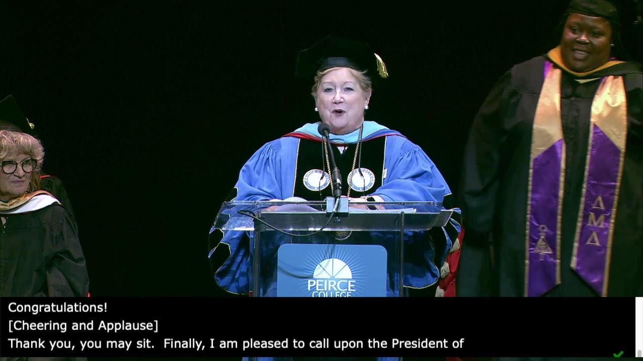 Peirce College Commencement 2025