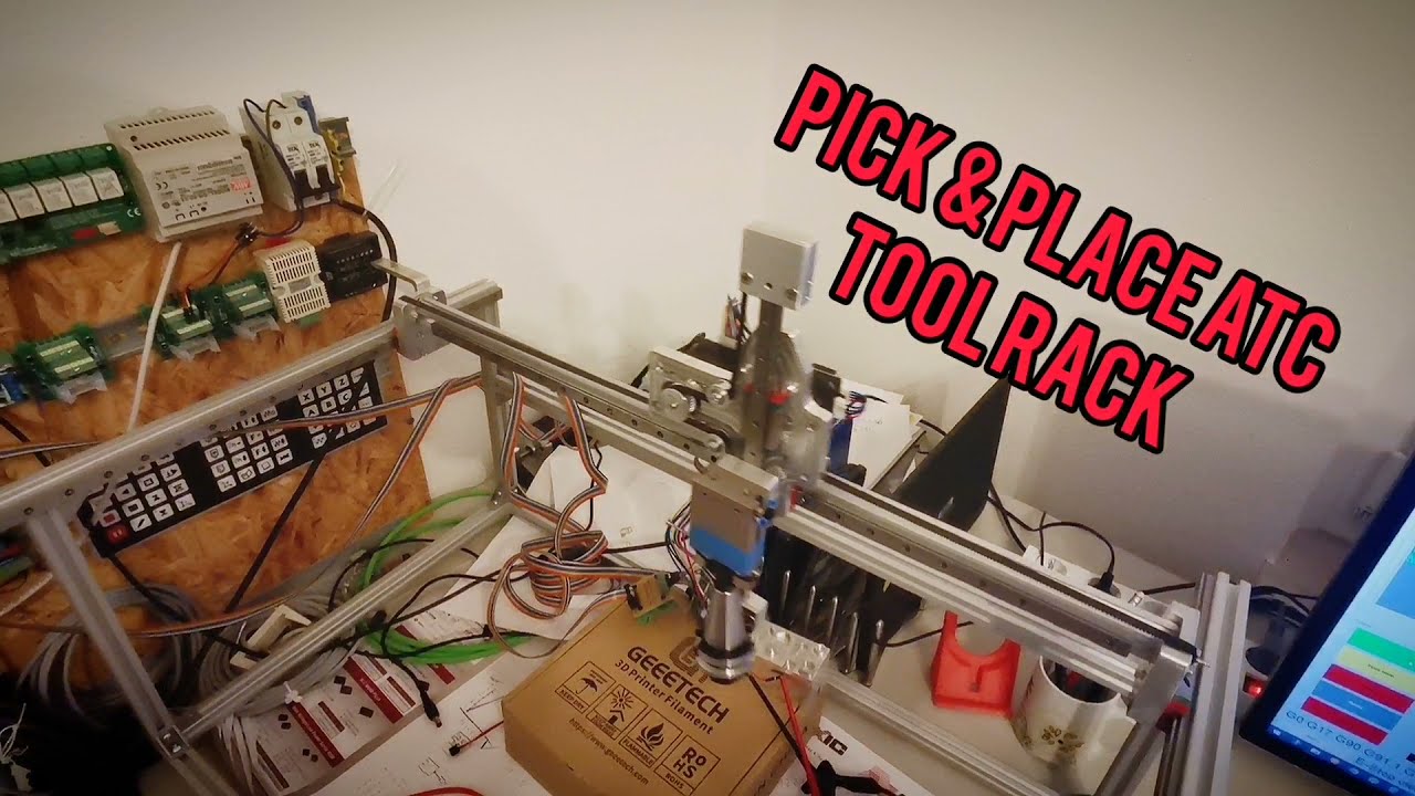Short Manual Clip: Test run DIY ATC Pick and Place Rack