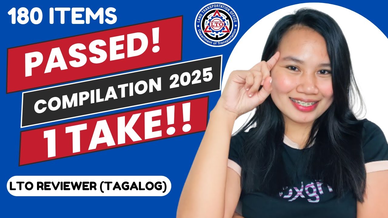 LTO Reviewer 2025 for Non-Professional Driver’s License | Tagalog | Motorcycle Edition