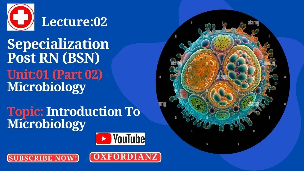 Sepecialization Post RN (BSN) Microbiology Unit : 01 Part 02