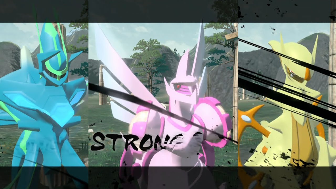 Pokemon Legends Arceus - Shiny Origin Dialga and Palkia Forms & Shiny Arceus