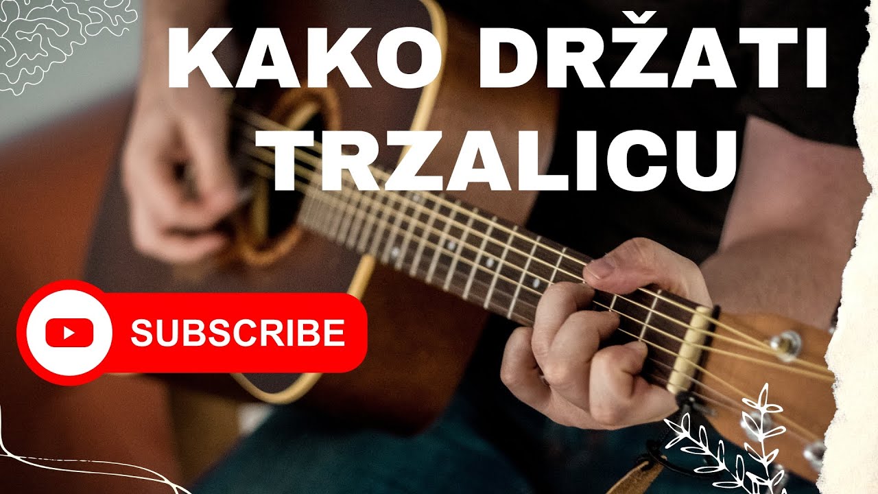 Skola gitare - Kako se drzi trzalica za gitaru - Vezbe za gitaru - Bozina skola gitare