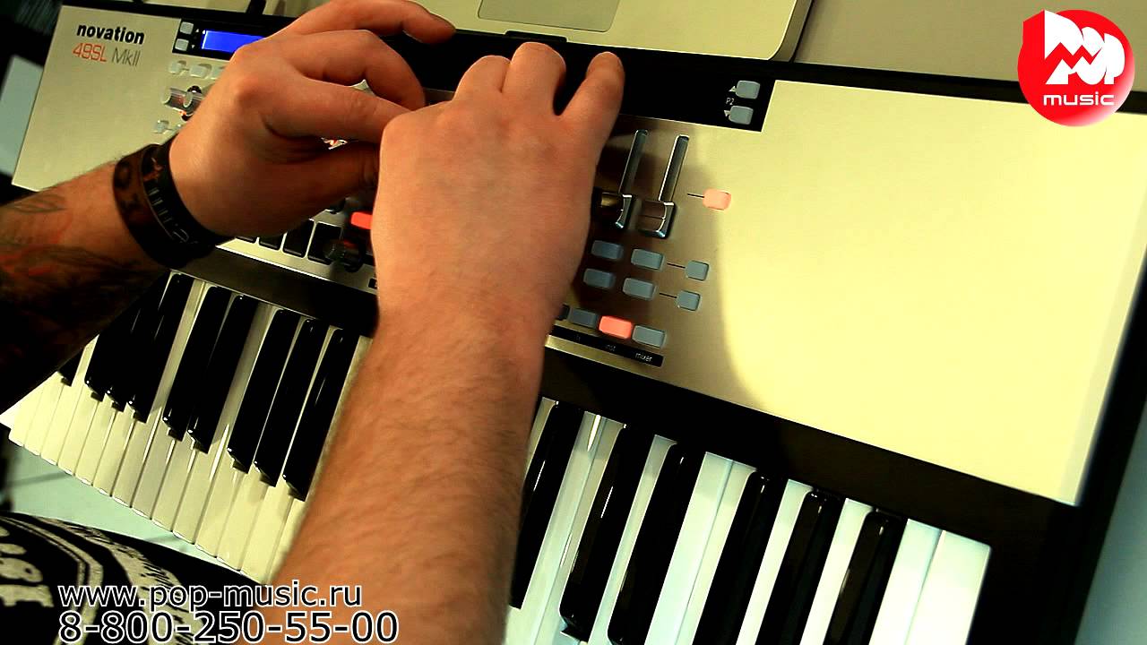 MIDI клавиатура NOVATION 49 SL MKII