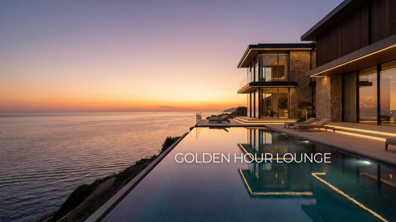 Luxury Lounge House | Golden Hour Rooftop Vibes