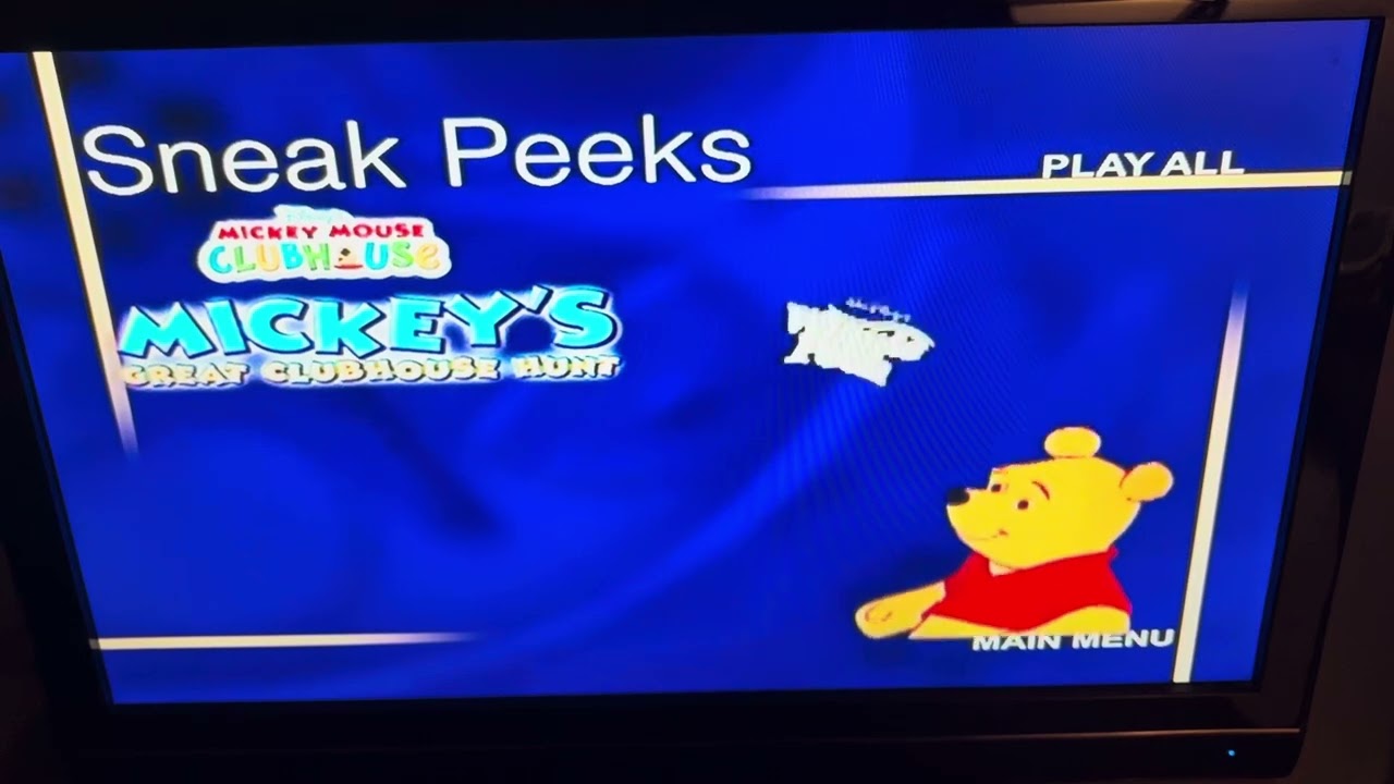 sneak peeks menu