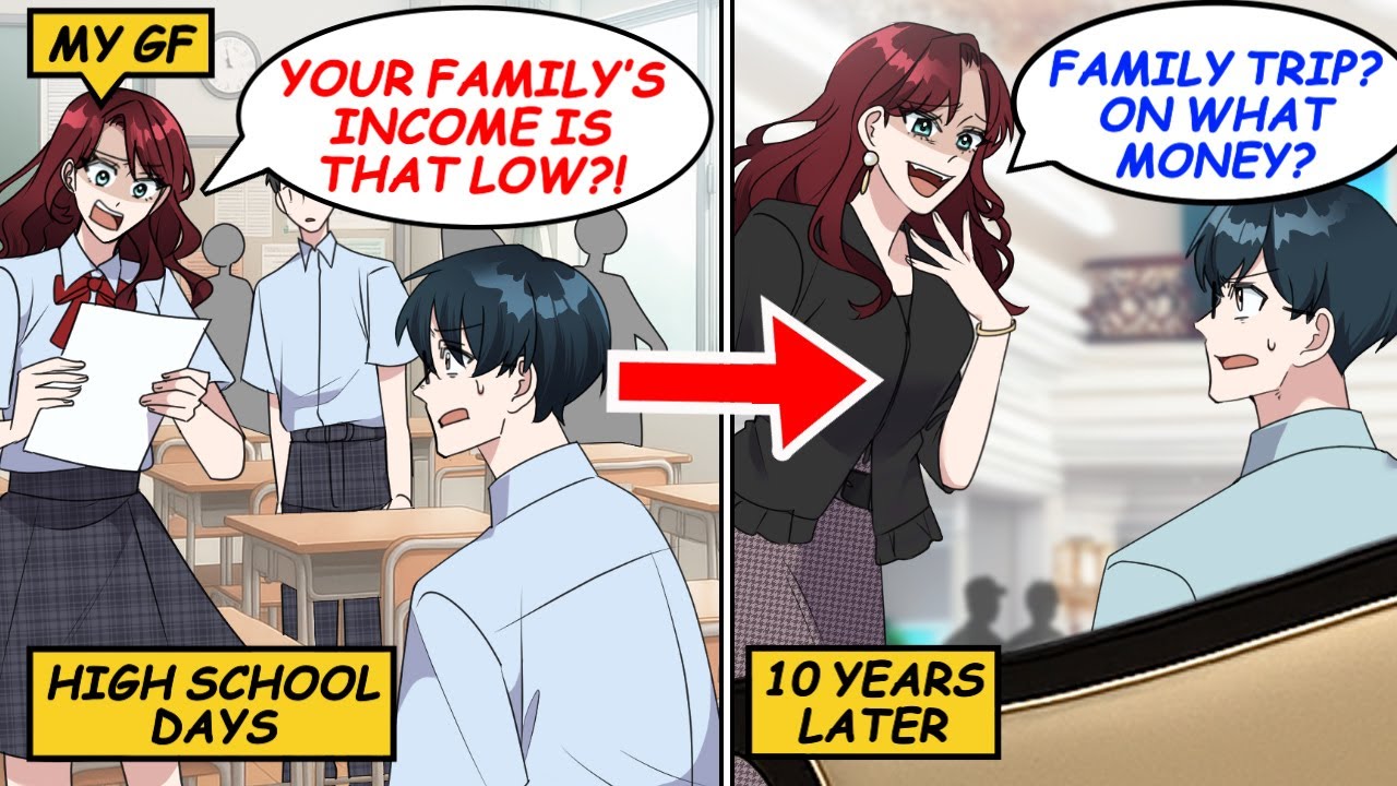My gf dumped me because my family was poor. 10 years later, we met on a family trip...!? [Manga]