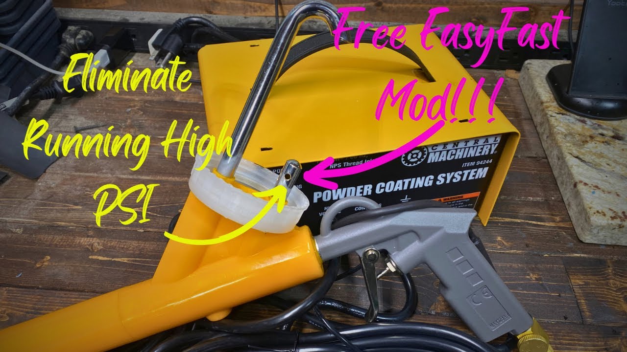 Fixing Harbor Freight’s Powder Coating Gun