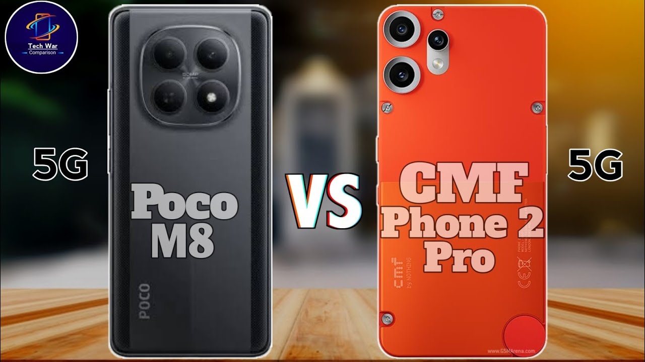Poco M8 Vs CMF Phone 2 Pro / Nothing CMF Phone 2 Pro Vs Poco M8 full comparisons 🔥