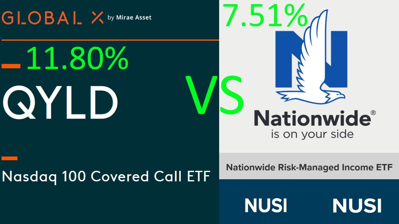 QYLD VS NUSI (PASSIVE INCOME ETF's, RISK CONTROLLED VS HIGH YIELD)  - Covered Call ETF Analysis