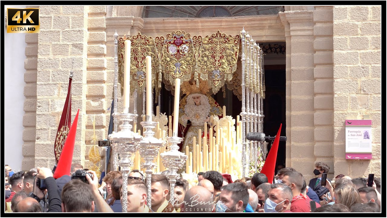 [4k] VIRGEN DEL AMPARO | Semana Santa 2022 Cádiz | BM. Ntra. Sra. Del Carmen (Villalba del Alcor)
