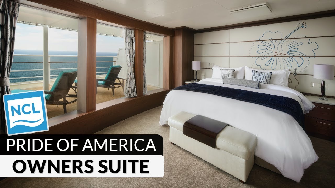 NCL Pride of America | Owner's Suite with Large Balcony Tour & Review 4K | Norwegian Category S7