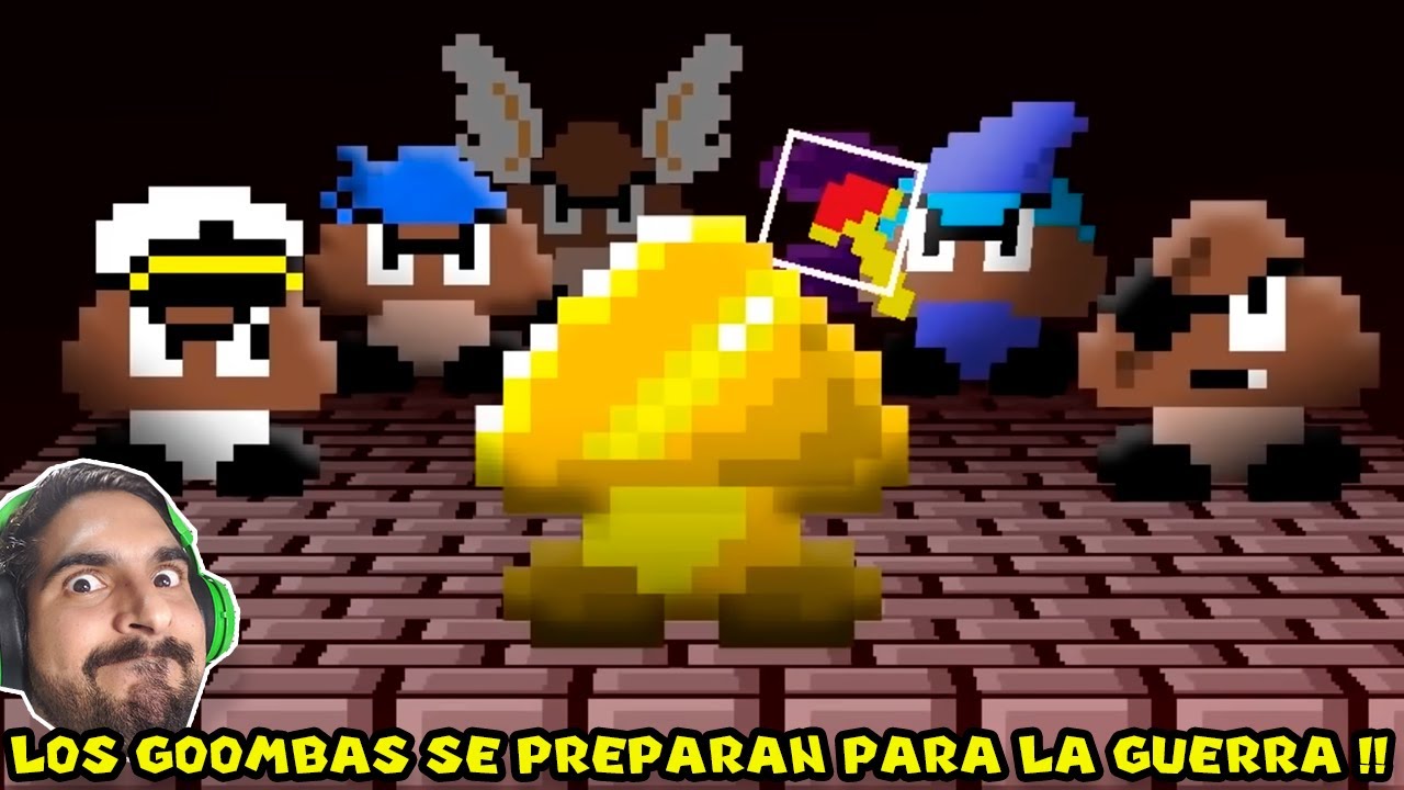 LOS GOOMBAS SE PREPARAN PARA LA GUERRA !! - Reacción Animaciones Level UP Pepe el Mago (#9)