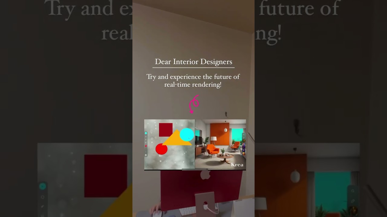 Try and experience the future of real-time rendering! #aiindesign #interiordesigners #interiordesign