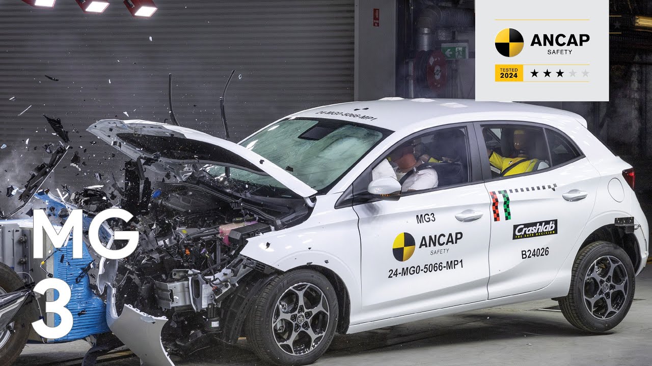 ANCAP SAFETY testing MG 3
