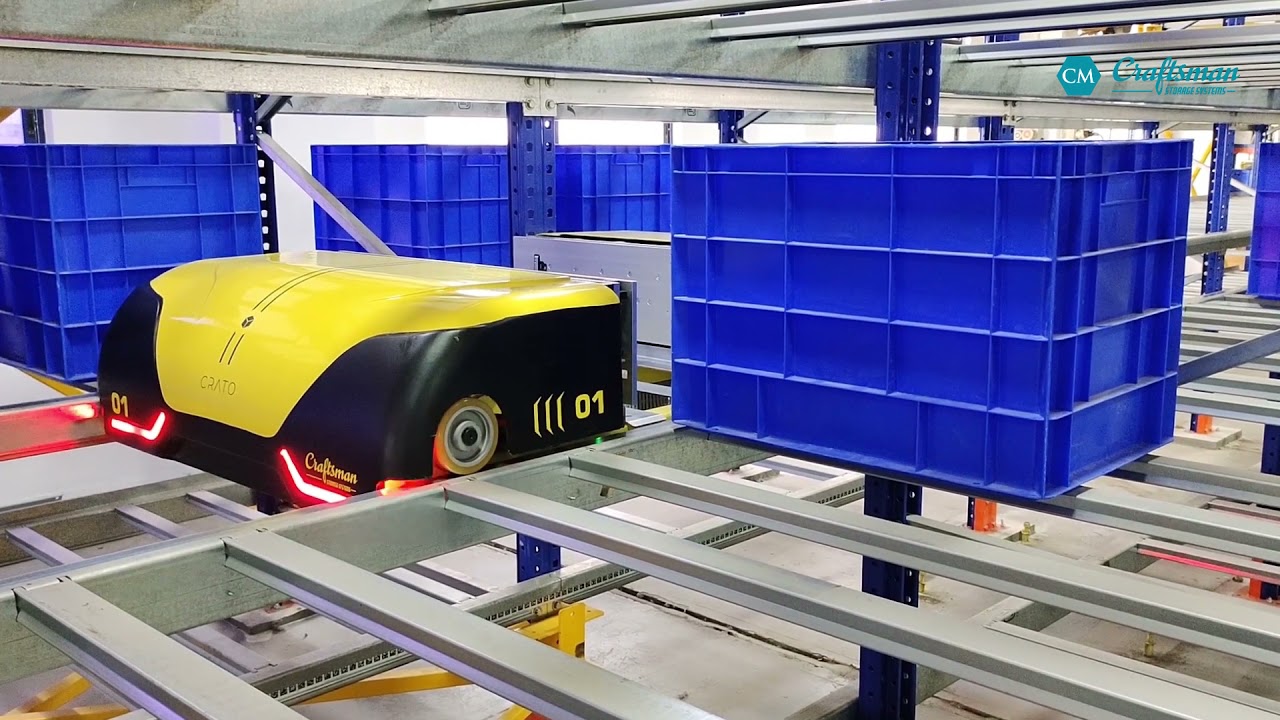 Mini-Load AS/RS Shuttle System | Multi-deep Fully Automated Bin Storage System | Craftsman