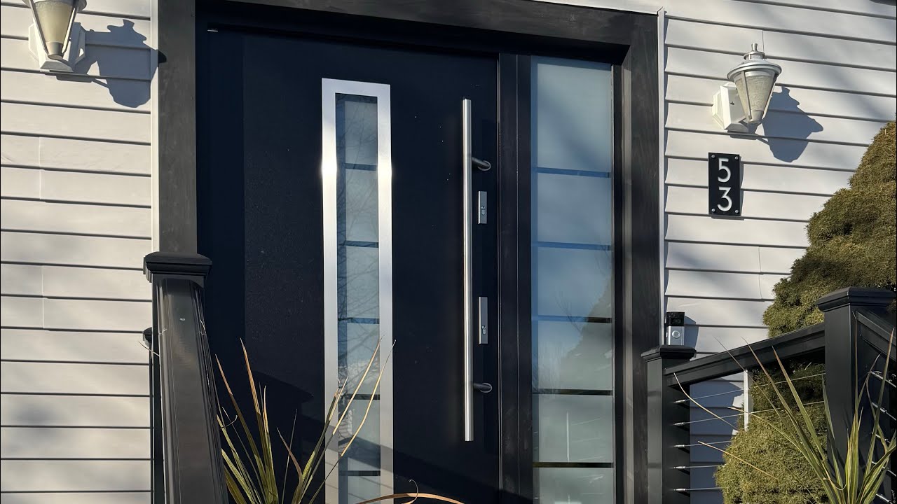 European Door Installation With Sidelights 
