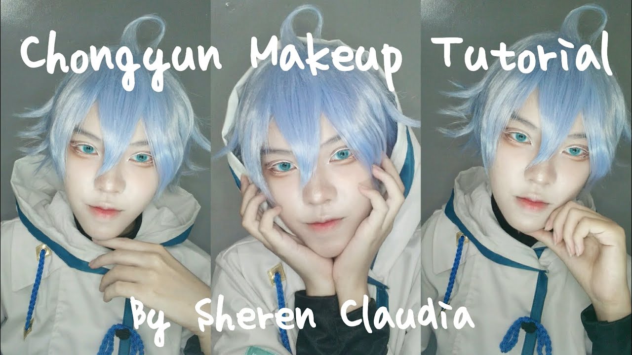 chongyun cosplay makeup tutorial || by sheren claudia