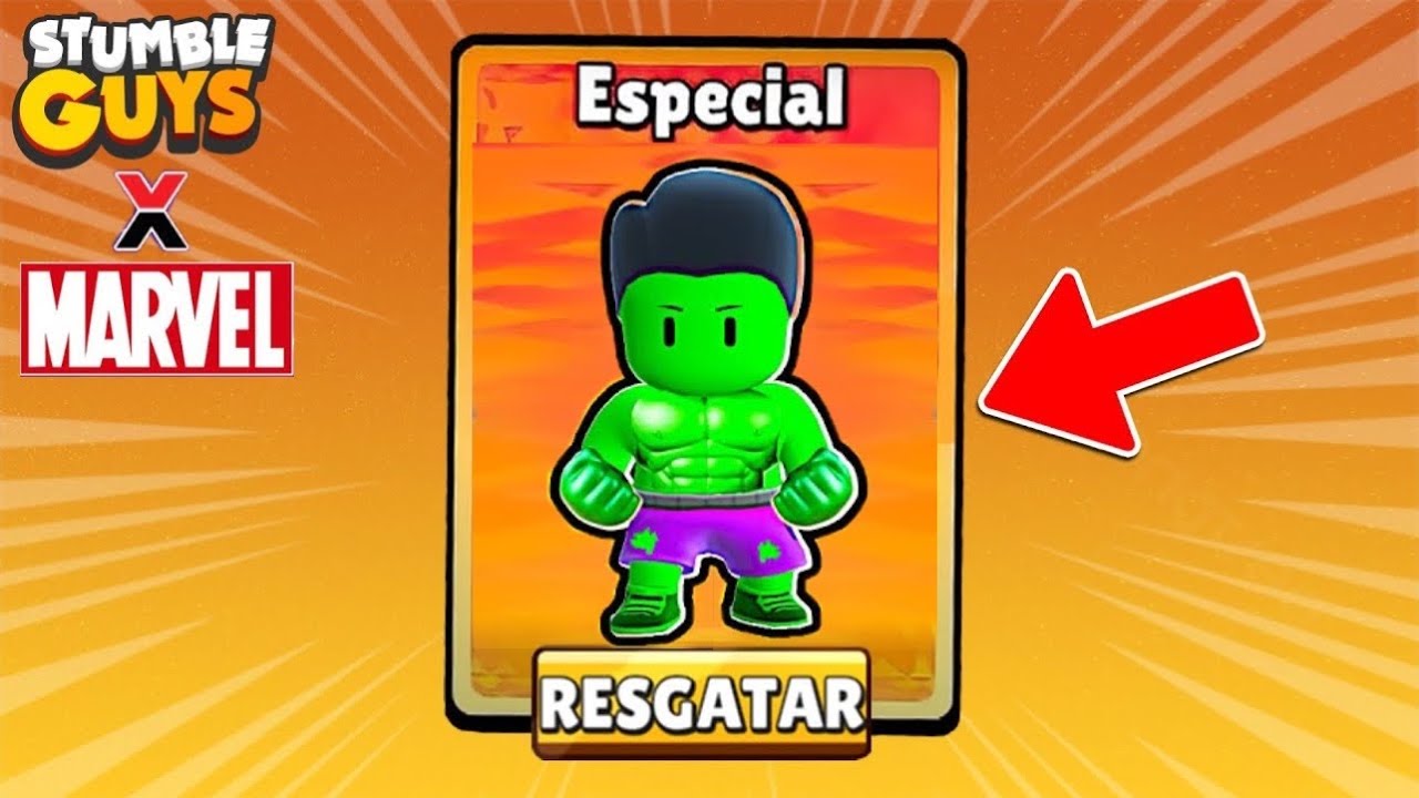 pegue sua skin da MARVEL de GRAÇA no STUMBLE GUYS