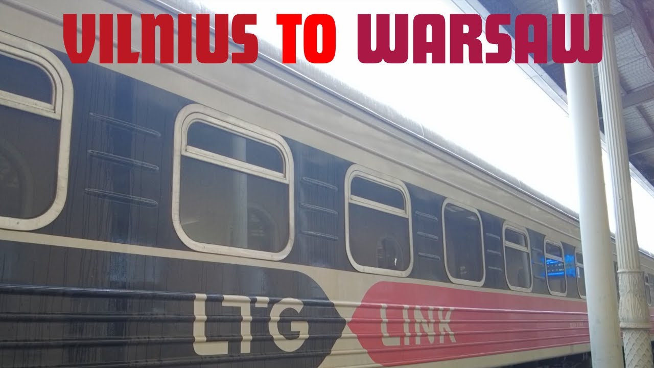 Из Вильнюса в Варшаву на поезде (поездах) и автобусе - LTG Link и PKP Intercity.