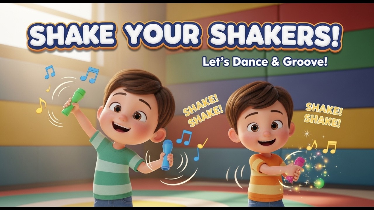 Shake Shake Shake! 🪇 Shakers Song for Kids | Fun Learning Dance