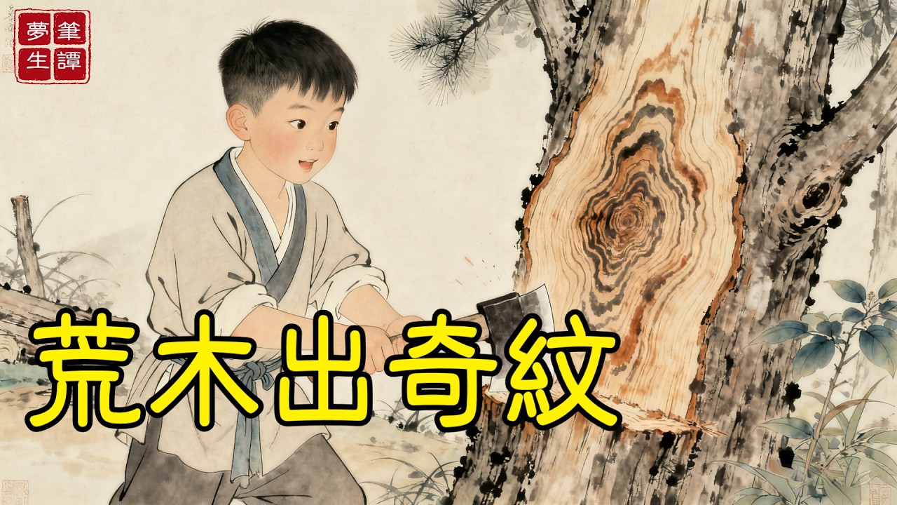 兄弟分家，兄长抢先占去向阳果林，弟弟只分得后山荒僻杂木林。弟弟伐木为生，锯开老树时忽见断面木纹天然晕染，图样奇特，消息传开，一方木料价竟抵百亩良田！#故事#民間傳說#奇遇#報恩#原創故事