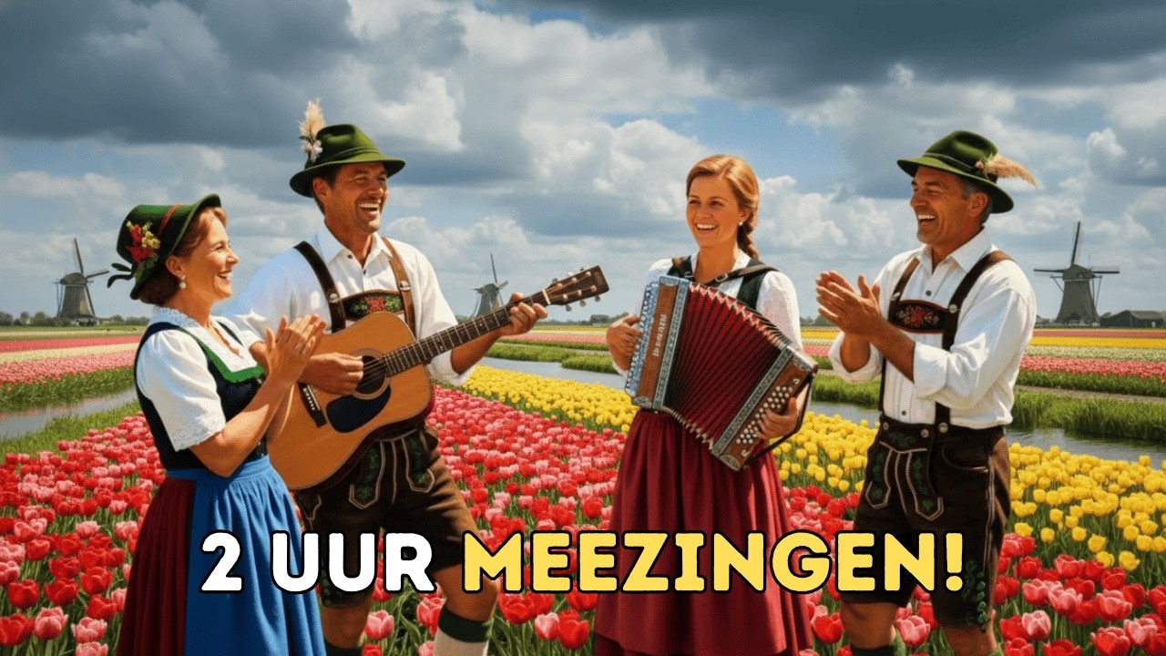 🎶 2 Uur Vrolijke Nederlandse Volksmuziek om Mee te Zingen | Beste Hollandse Hits 2026