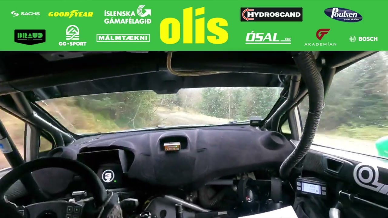 Malcolm Wilson Rally 2024 onboard | Gunnar Karl & Ísak | SS3 Wythop