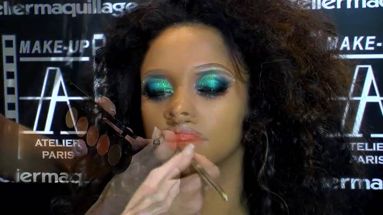 Makeup Tutorial : Green Eyes | Make-Up Atelier Paris