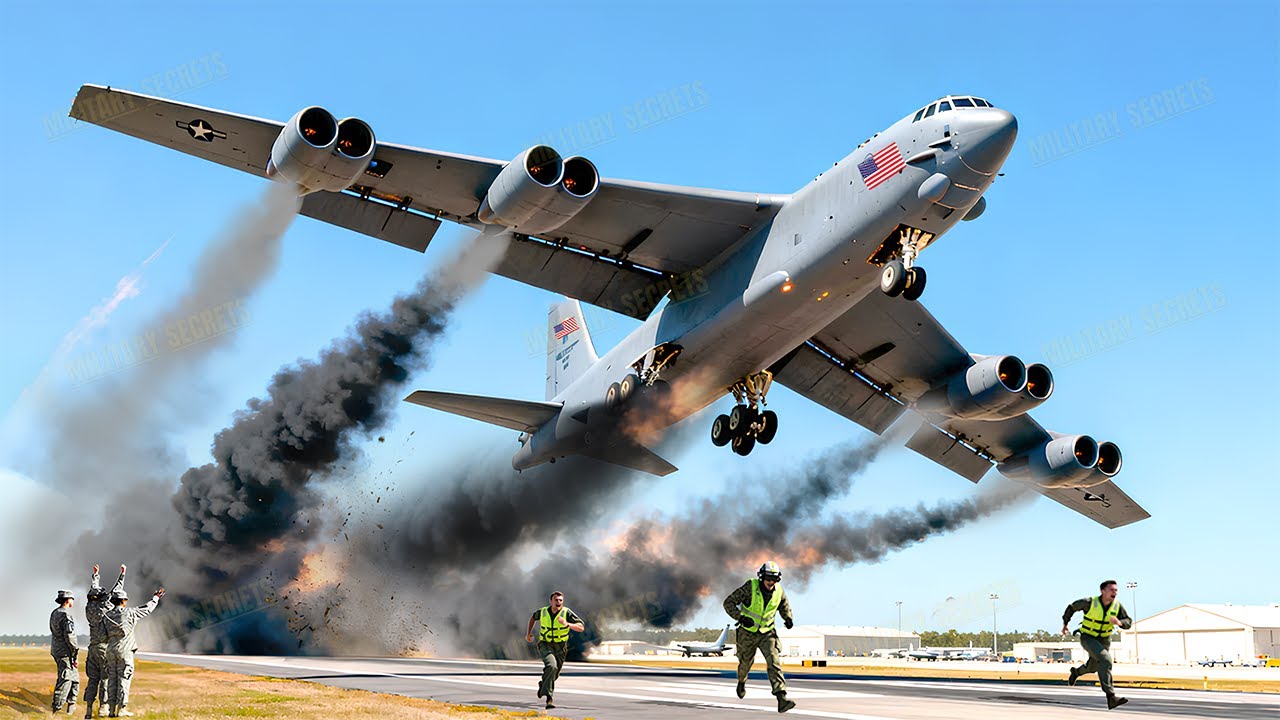 Дания в шоке! Пилот американского бомбардировщика B-52 ВВС США совершил аварийный взлет, направляясь