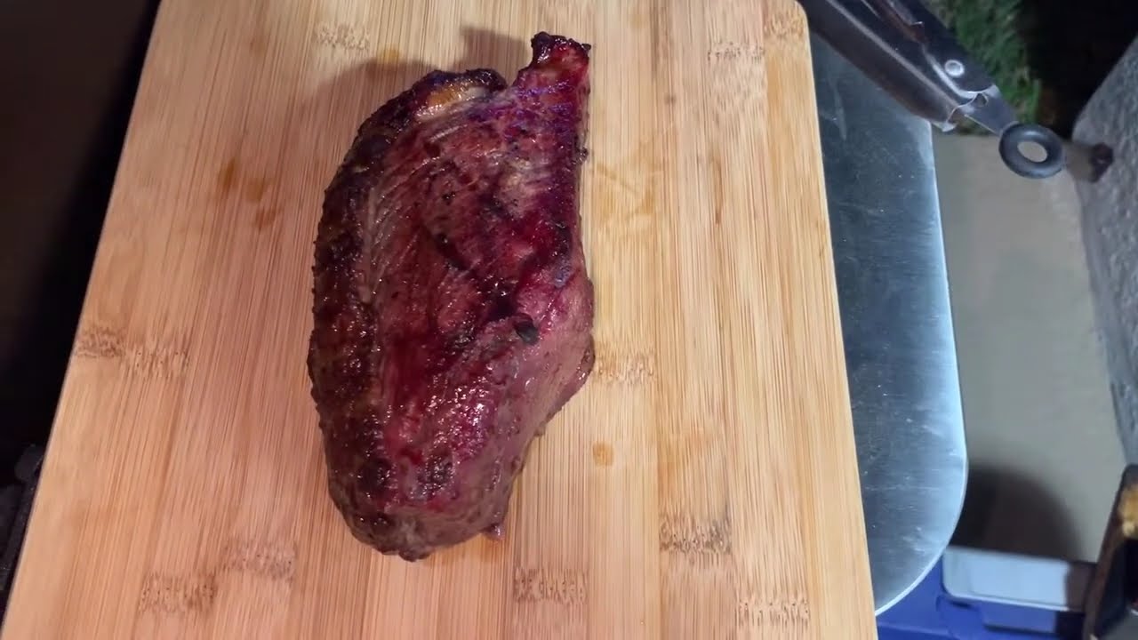 Weber SmokeFire pellet grill smoker. Cook #4 Reverse sear Picanha.
