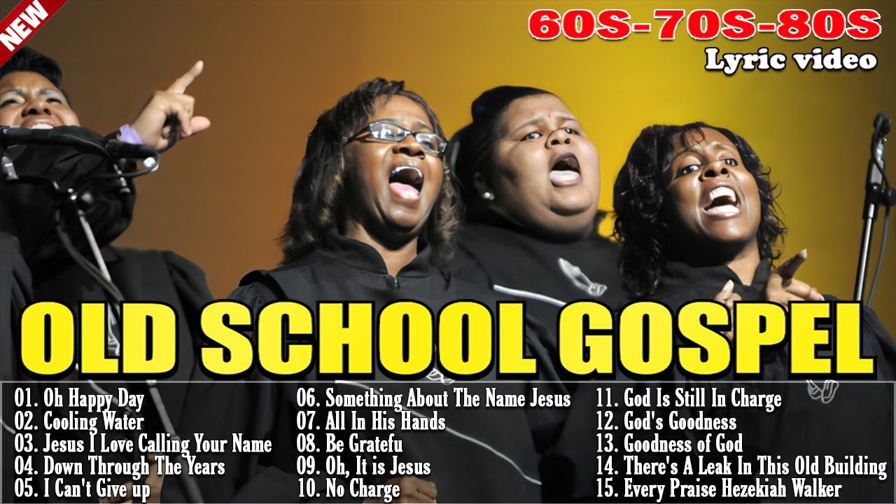2 Hours Greatest Black Gospel Hits 🙏 Timeless Old School Gospel Songs | 60s 70s 80s | Lyric Video