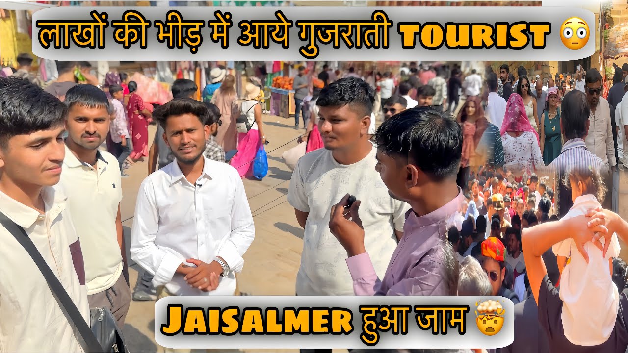 Jaisalmer Jam Packed With Tourists! | Golden City Vibes 2025 