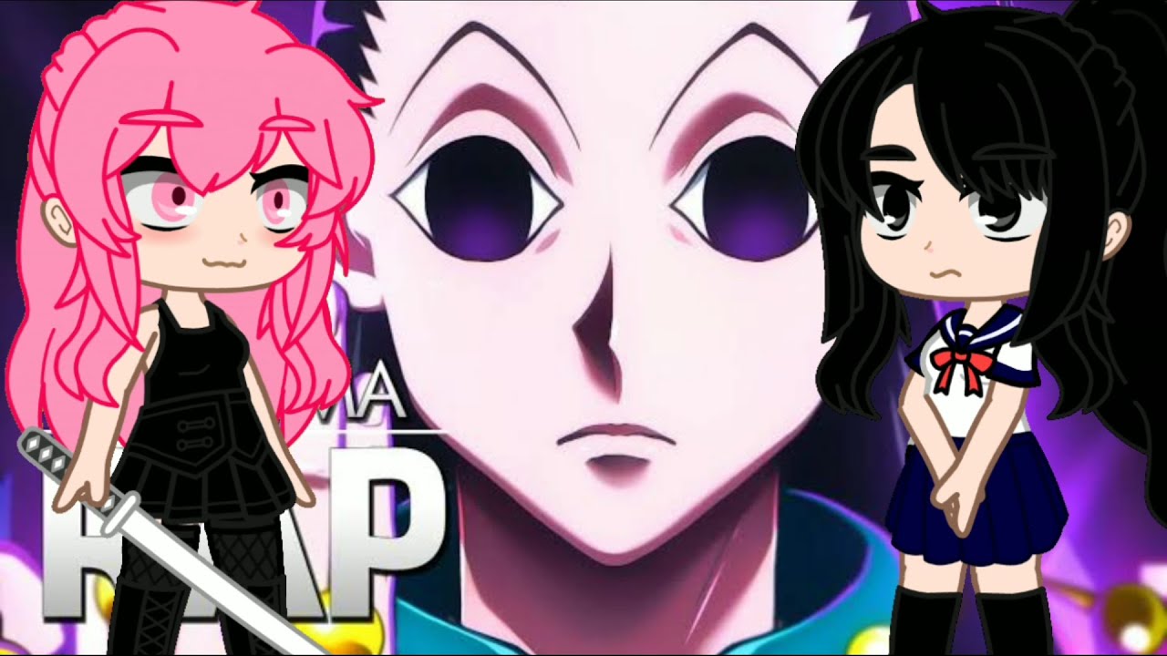 Personagens Yanderes reagindo ao rap do Illumi (Enygma)