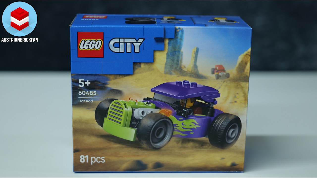 LEGO City 60485 Hot Rod &ndash; recenzja LEGO Speed ​​Build