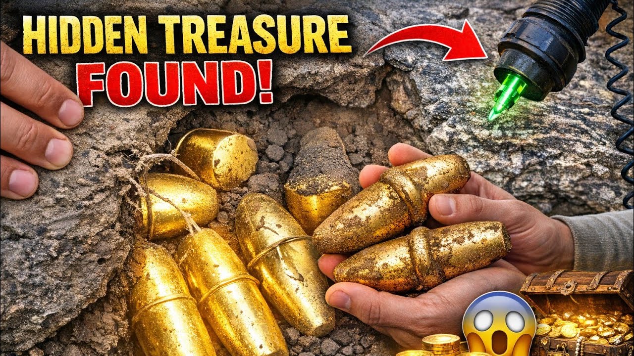 Metal Detecting WWII Battlegrounds! Finding Natural Gold and Rare Crystals inside Stones 😱💎✨